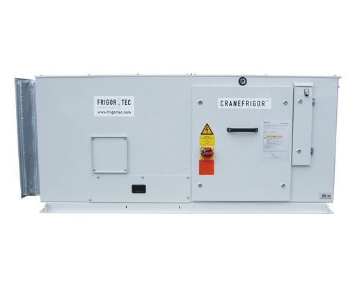 Crane air-conditioning unit for safe operation even for high shock loads