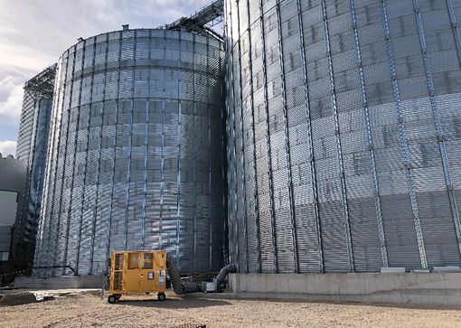 Grain cooling for preventing fungi in feed